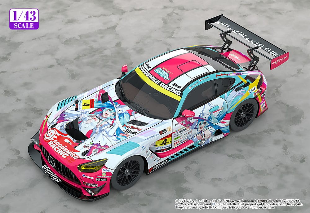 Hatsune Miku: GT Project Fahrzeug 1/43 Hatsune Miku AMG 2024 Season Opening Ver. - 11cm