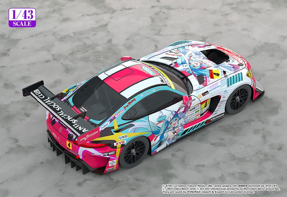 Hatsune Miku: GT Project Fahrzeug 1/43 Hatsune Miku AMG 2024 Season Opening Ver. - 11cm