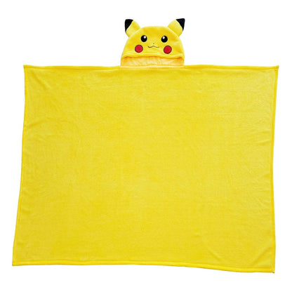 Pokémon: Decke mit Mütze – Pikachu – Coral Fleece – 120 × 150 cm
