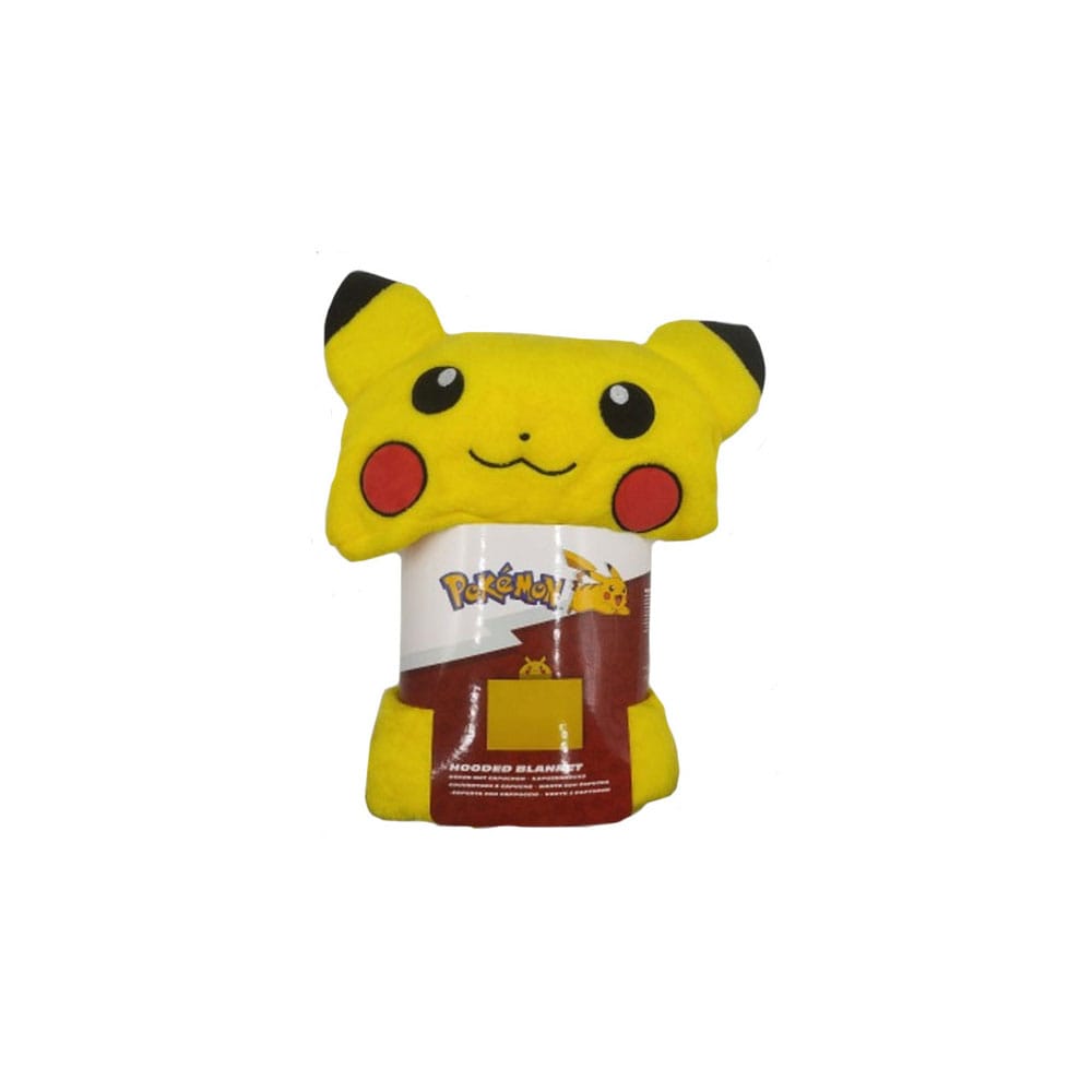 Pokémon: Decke mit Mütze – Pikachu – Coral Fleece – 120 × 150 cm