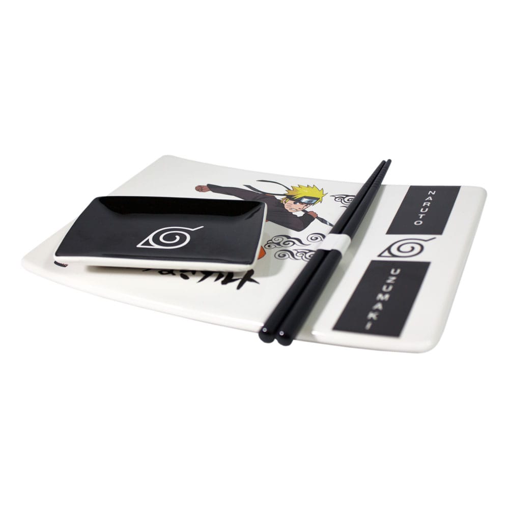 Naruto Shippuden: Sushi-Set – Naruto Uzumaki – Keramik mit Essstäbchen