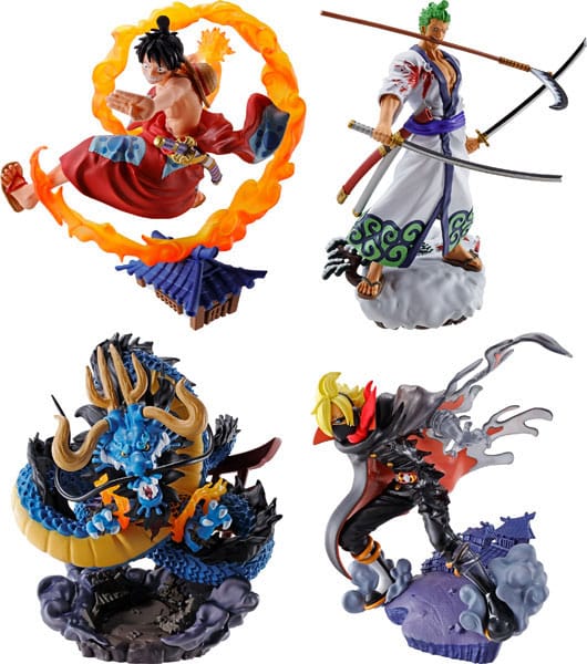 Figur: One Piece – Petitrama Logbox Re Birth – Wano Kuni Vol. 1 – Set – 9 cm – Statische Mini-Statue