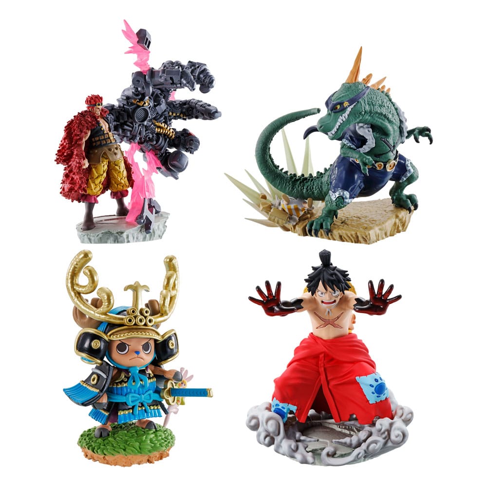 One Piece: Blindbox - Mini-Statue – Petitrama Logbox Re:Birth Wanokuni Vol. 2 – Set – 9 cm