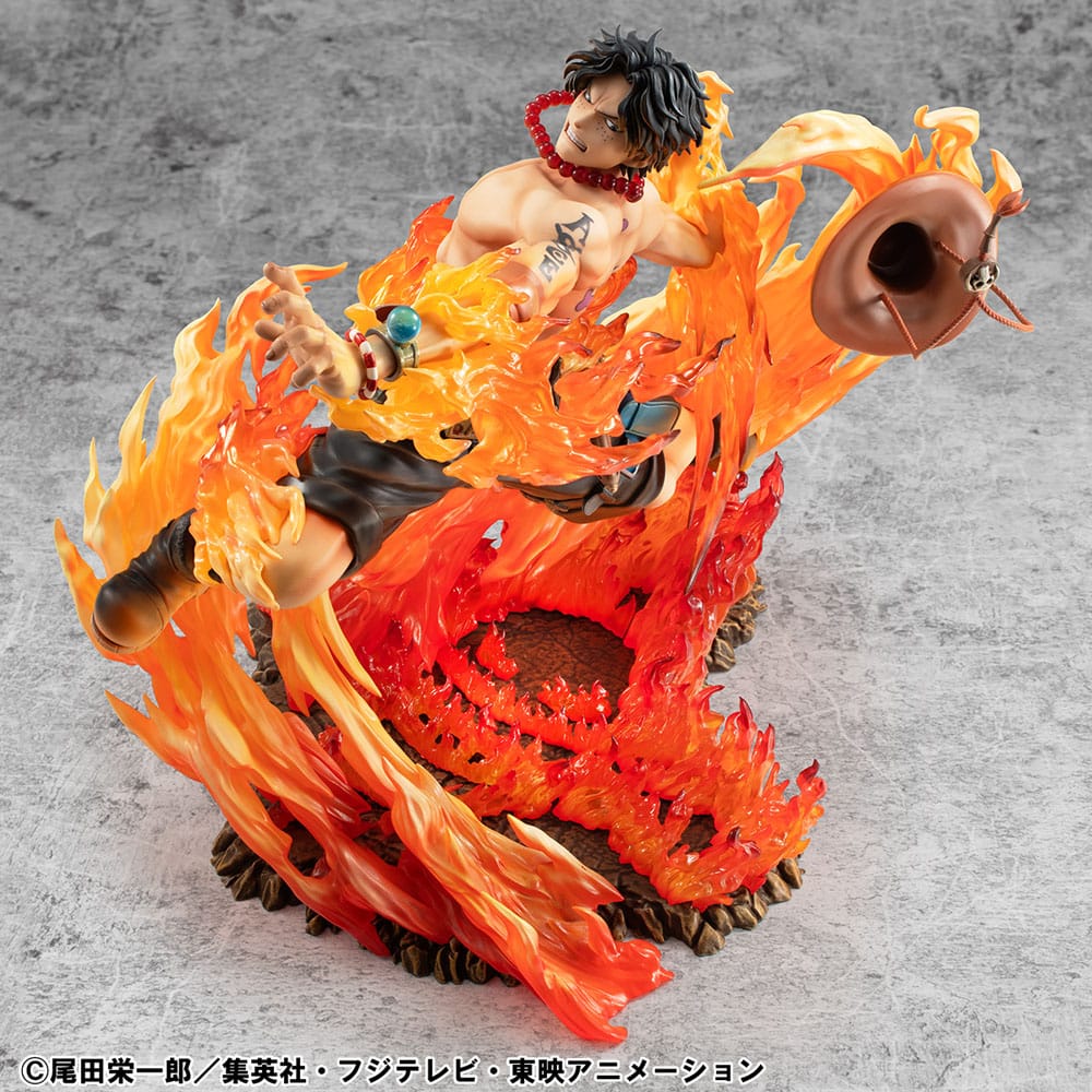 One Piece: Portgas D. Ace – 15th Anniversary Super Limited Reprint Ver. – P.O.P NEO-Maximum – 23 cm