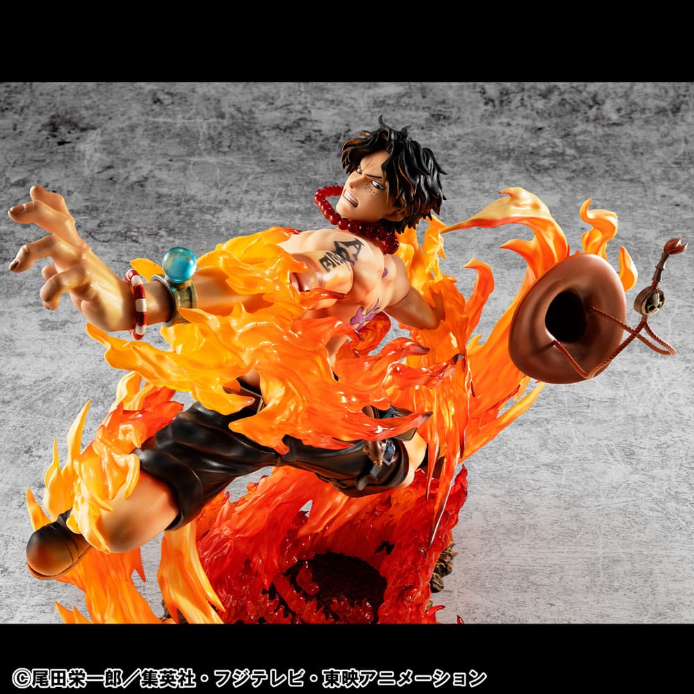One Piece: Portgas D. Ace – 15th Anniversary Super Limited Reprint Ver. – P.O.P NEO-Maximum – 23 cm