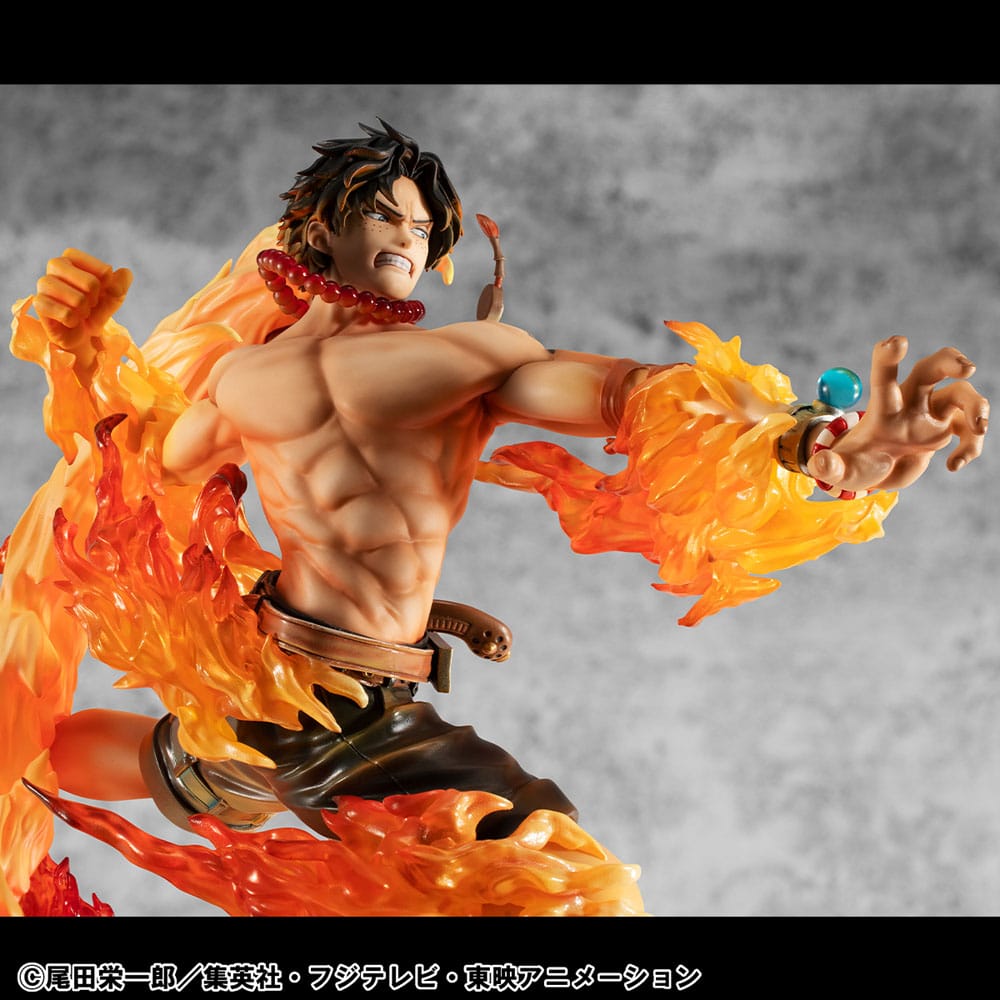 One Piece: Portgas D. Ace – 15th Anniversary Super Limited Reprint Ver. – P.O.P NEO-Maximum – 23 cm