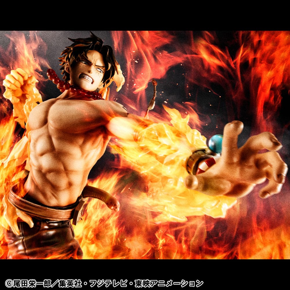 One Piece: Portgas D. Ace – 15th Anniversary Super Limited Reprint Ver. – P.O.P NEO-Maximum – 23 cm