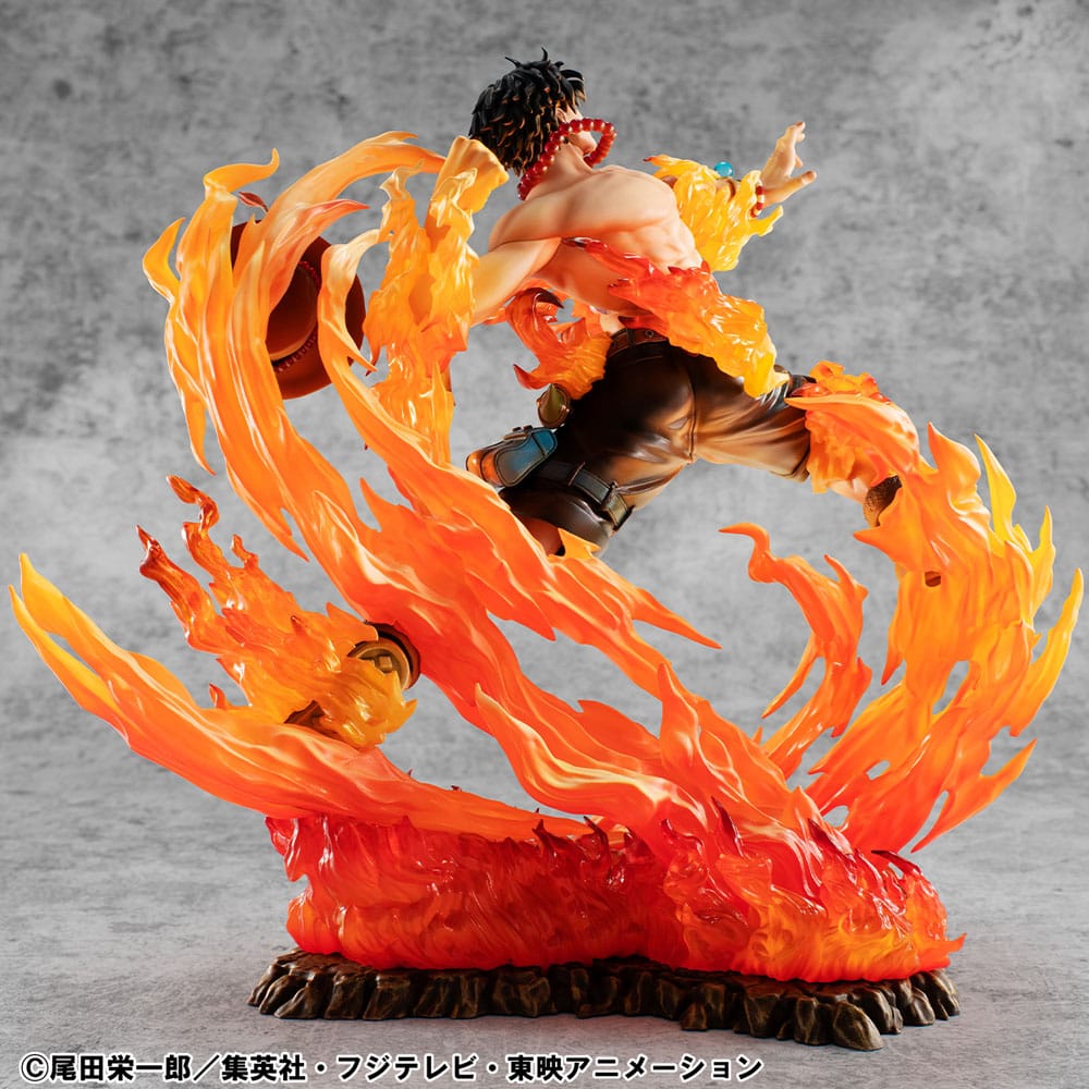 One Piece: Portgas D. Ace – 15th Anniversary Super Limited Reprint Ver. – P.O.P NEO-Maximum – 23 cm