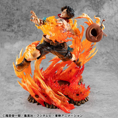 One Piece: Portgas D. Ace – 15th Anniversary Super Limited Reprint Ver. – P.O.P NEO-Maximum – 23 cm