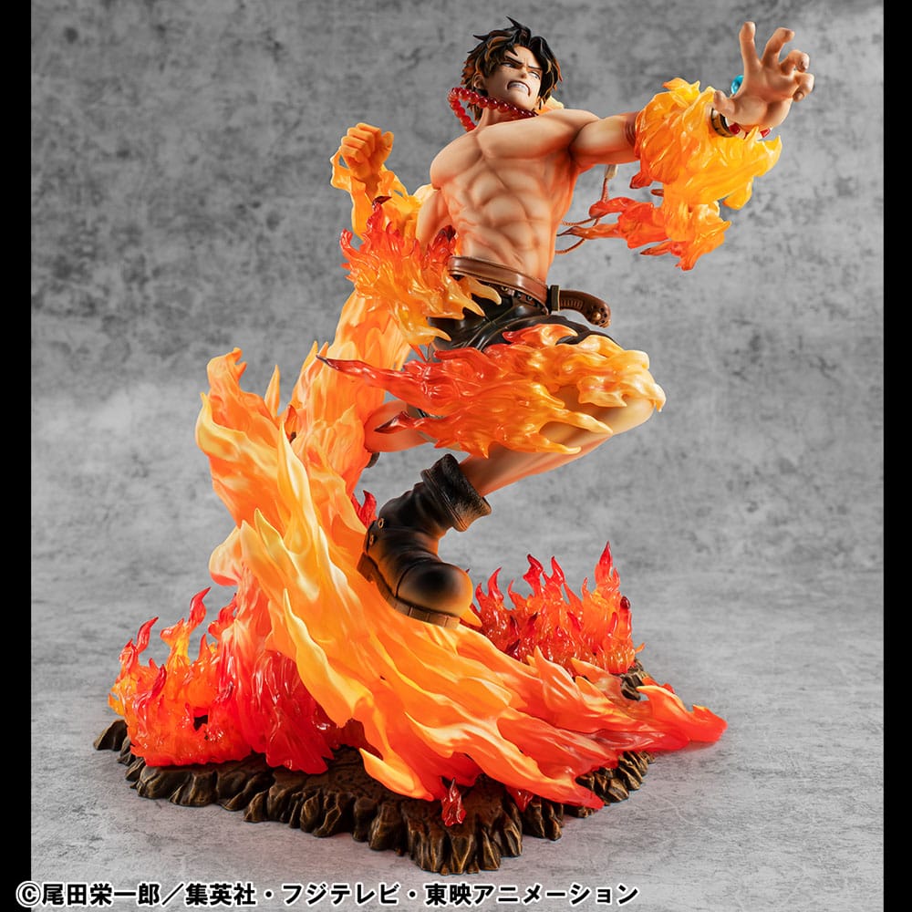 One Piece: Portgas D. Ace – 15th Anniversary Super Limited Reprint Ver. – P.O.P NEO-Maximum – 23 cm