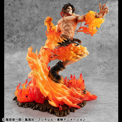 One Piece: Portgas D. Ace – 15th Anniversary Super Limited Reprint Ver. – P.O.P NEO-Maximum – 23 cm