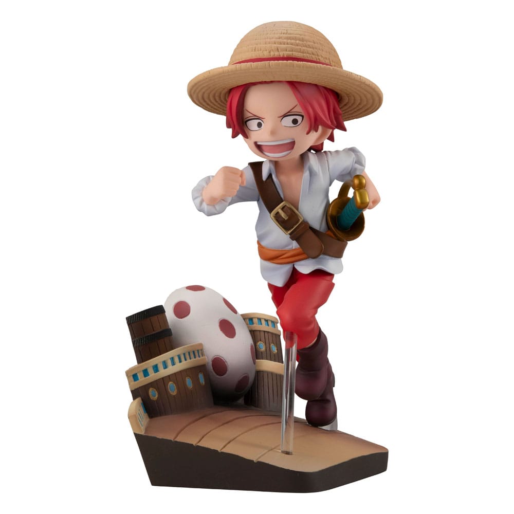 Figur: One Piece – Shanks – G.E.M. Serie – Run! Run! Run! – 13 cm – Statische Figur