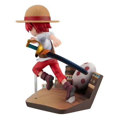 Figur: One Piece – Shanks – G.E.M. Serie – Run! Run! Run! – 13 cm – Statische Figur