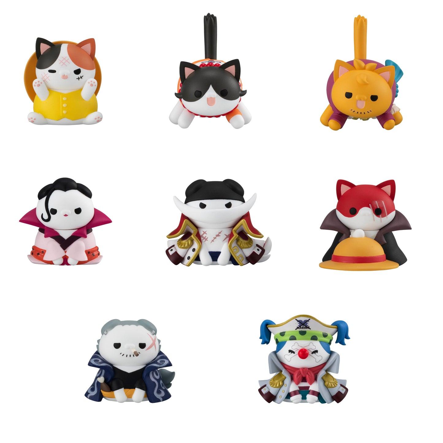 One Piece: Sammelfigur - Mega Cat Project - Paramount War of Marineford - 3cm