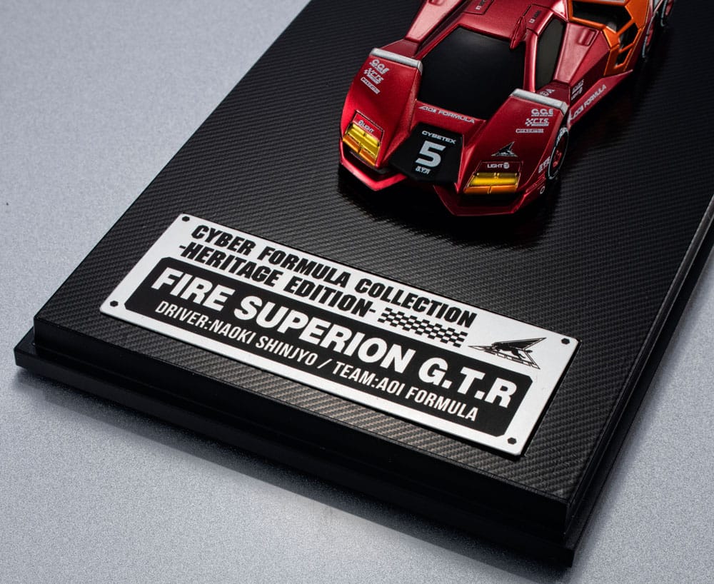 Future GPX Cyber Formula: Fahrzeug – Fire Superion G.T.R Heritage Edition – 14 cm