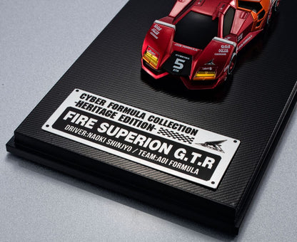 Future GPX Cyber Formula: Fahrzeug – Fire Superion G.T.R Heritage Edition – 14 cm