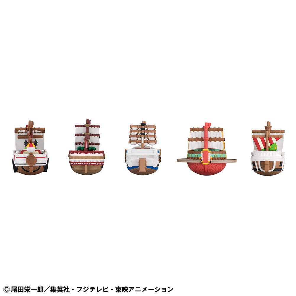 One Piece: Sammelfiguren – Yuracolle Series – Grand Line – 5er-Pack – 6 cm