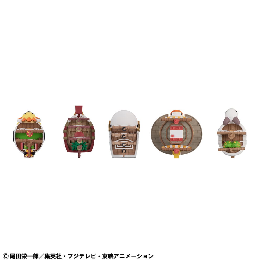 One Piece: Sammelfiguren – Yuracolle Series – Grand Line – 5er-Pack – 6 cm