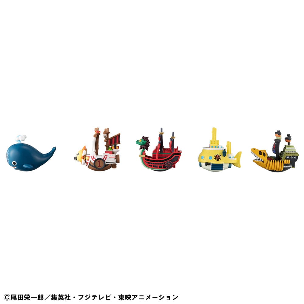 One Piece: Yuracolle Series – Grand Line Vol. 2 – Sammelfiguren – 6 cm – 5er-Pack
