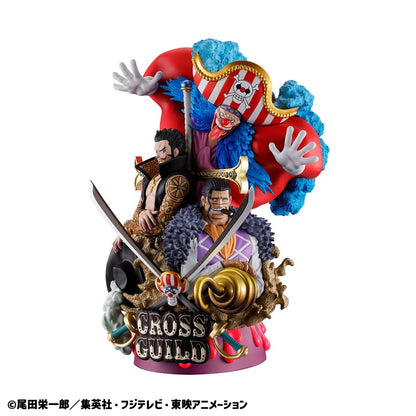 One Piece: Petitrama DX – Logbox Re Birth 03 – Cross Guild – PVC Mini-Statue – 15 cm