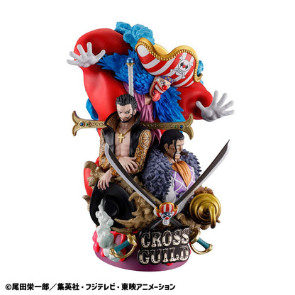 One Piece: Petitrama DX – Logbox Re Birth 03 – Cross Guild – PVC Mini-Statue – 15 cm