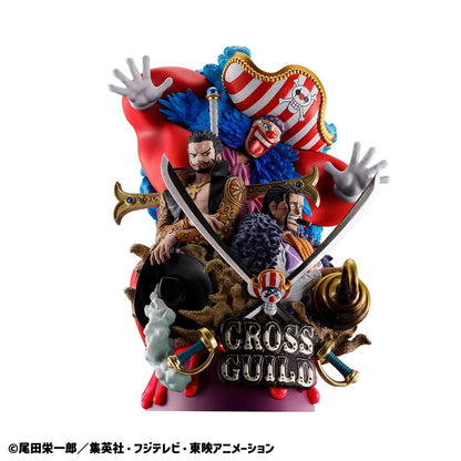 One Piece: Petitrama DX – Logbox Re Birth 03 – Cross Guild – PVC Mini-Statue – 15 cm