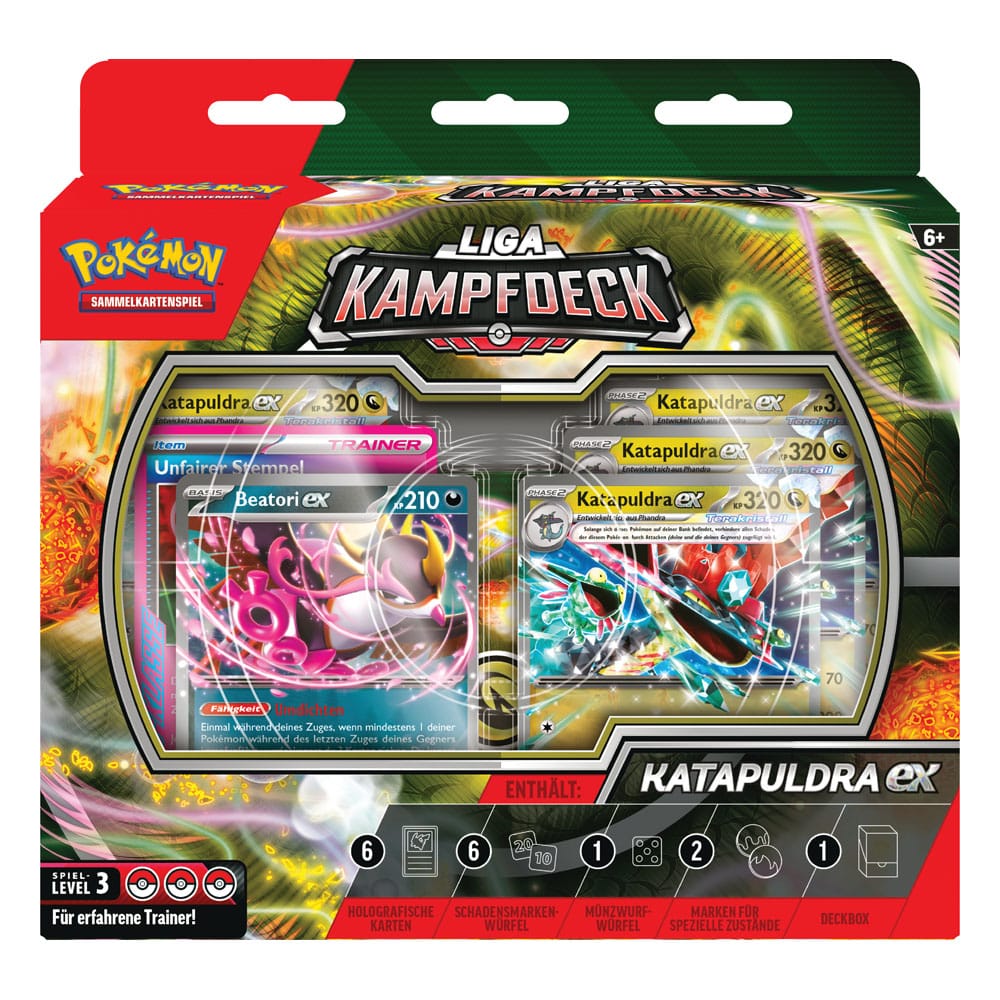 Pokémon: Liga-Kampfdeck – Katapuldra EX – DE