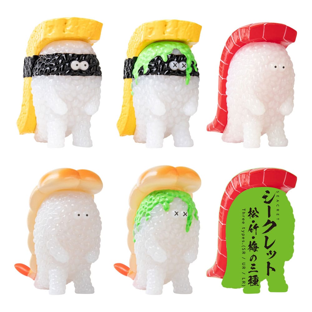Sushi Monster: Original Character Minifiguren -  1/1 Real Sushi Size -  7 cm
