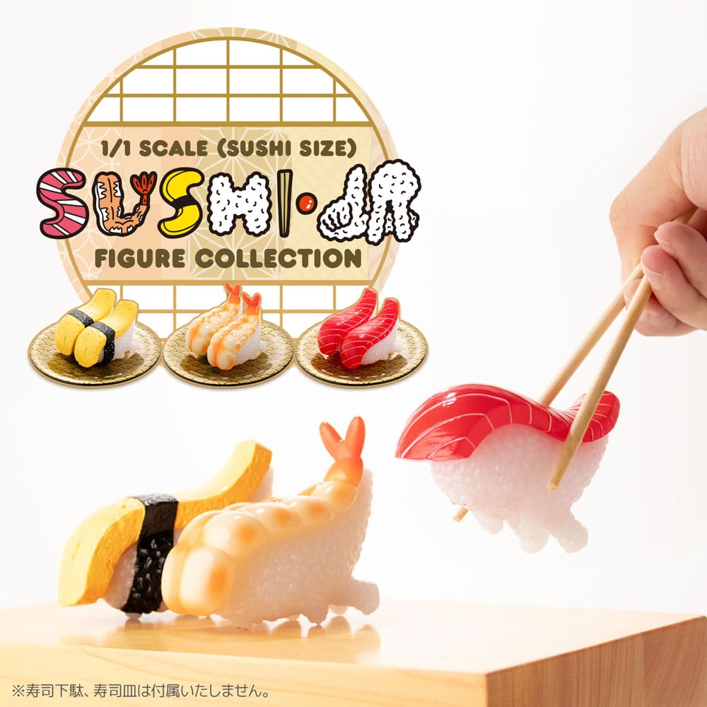 Sushi Monster: Original Character Minifiguren -  1/1 Real Sushi Size -  7 cm