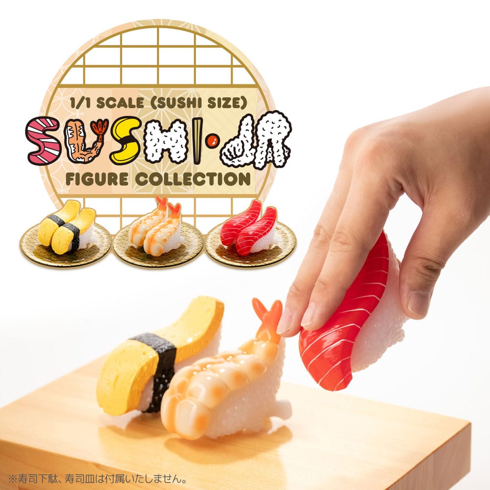 Sushi Monster: Original Character Minifiguren -  1/1 Real Sushi Size -  7 cm