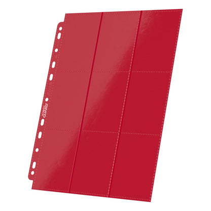 Ultimate Guard: 18-Pocket Pages - Side-Loading - Rot (10)