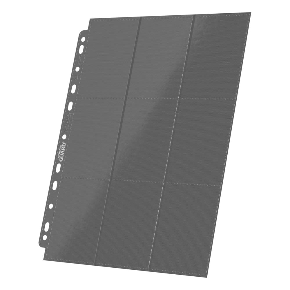 Ultimate Guard: 18-Pocket Pages – Side-Loading – Grau (10 Stück)