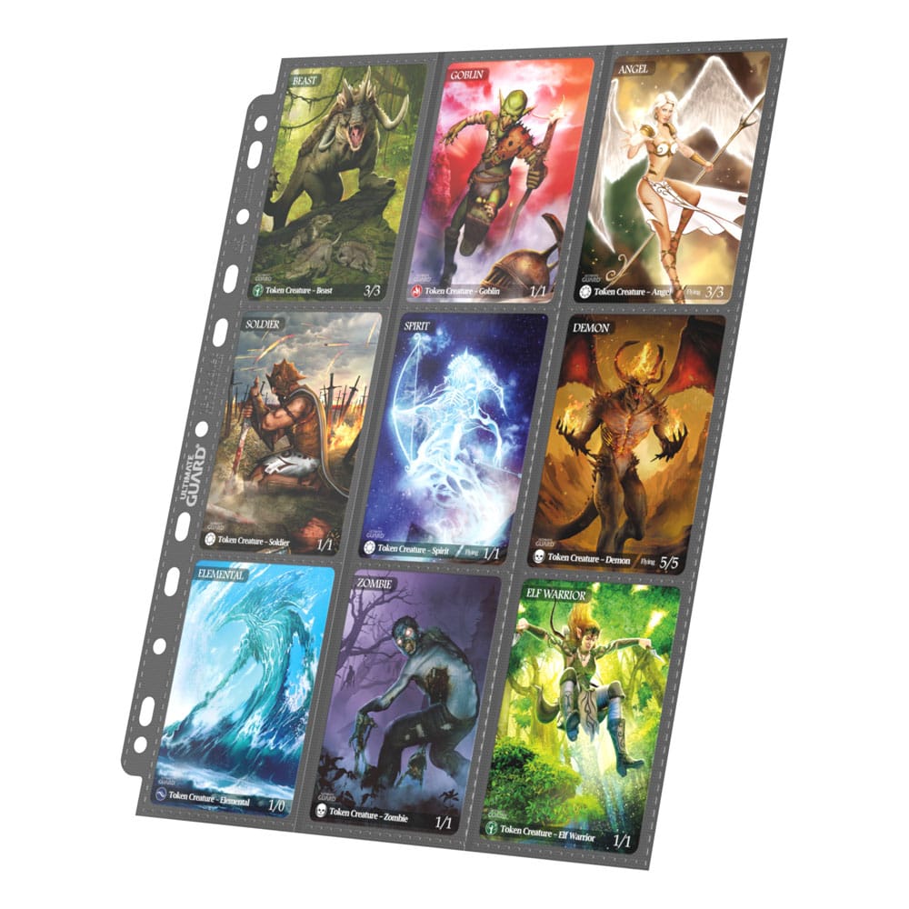 Ultimate Guard: 18-Pocket Pages – Side-Loading – Grau (10 Stück)