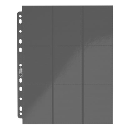 Ultimate Guard: 18-Pocket Pages – Side-Loading – Grau (10 Stück)