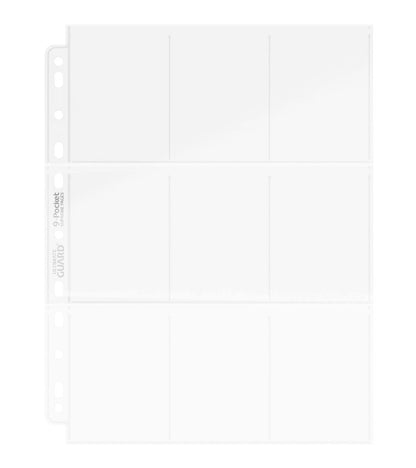 Ultimate Guard: 9-Pocket Pages – 100 Stück – Doppelt verstärkt – Transparent