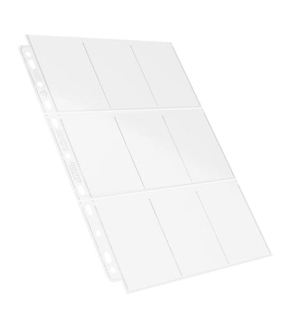 Ultimate Guard: 9-Pocket Pages – 100 Stück – Doppelt verstärkt – Transparent
