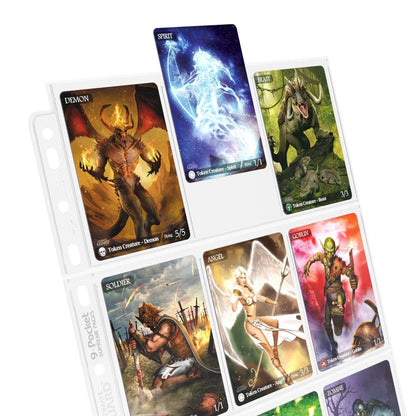 Ultimate Guard: 9-Pocket Pages – 100 Stück – Doppelt verstärkt – Transparent