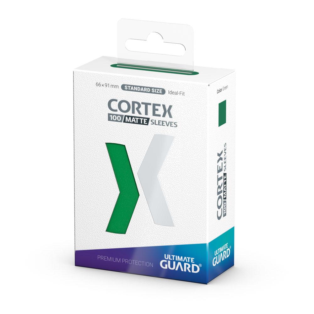 Ultimate Guard: Cortex Sleeves – Standardgröße – Matt-Grün (100 Stück)