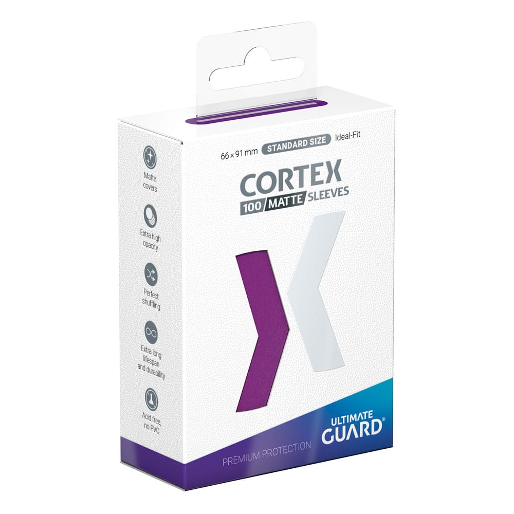 Ultimate Guard: Cortex Sleeves – Standardgröße – Matt-Violett (100 Stück)